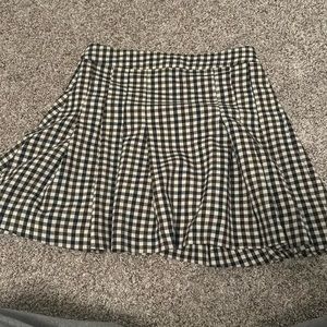 Plaid skirt, worn twice